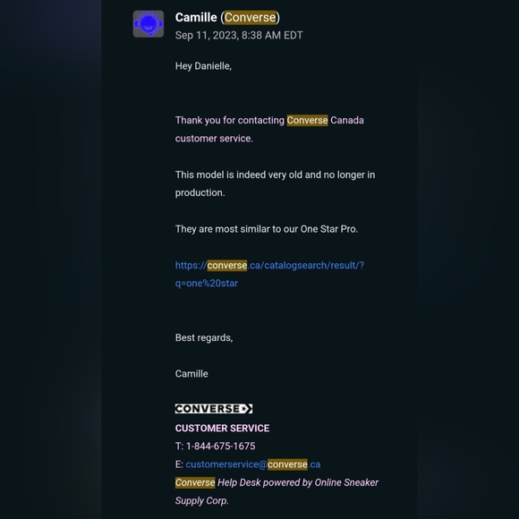 Vintage 90s Converse One Star Pro Skate Shoes Sneakers - Picture 9 of 10